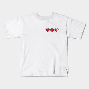 Heart Containers (Pocket) Kids T-Shirt